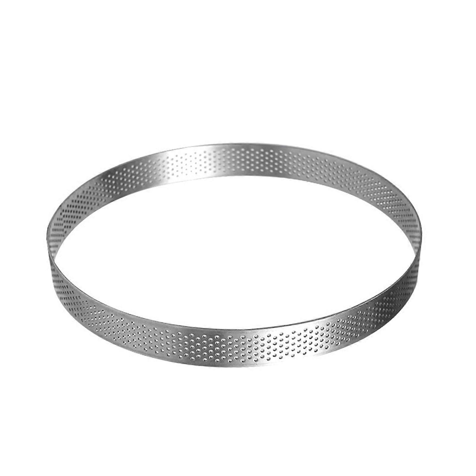 Circular Perforated Fruit Pie Quiche Cake Mousse Mold Kitchen DIY Baking Moulds