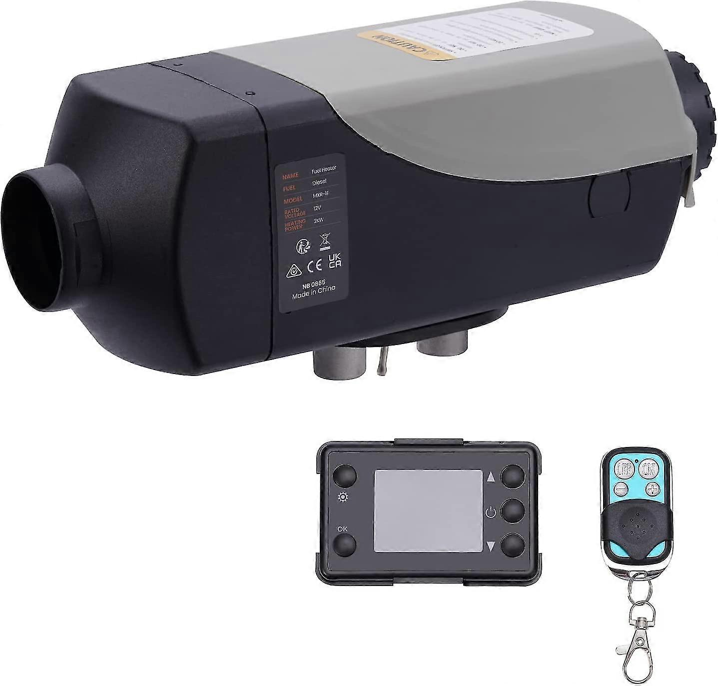 12v 2kw Diesel Heater Remote Control With Lcd Switch For Campervan