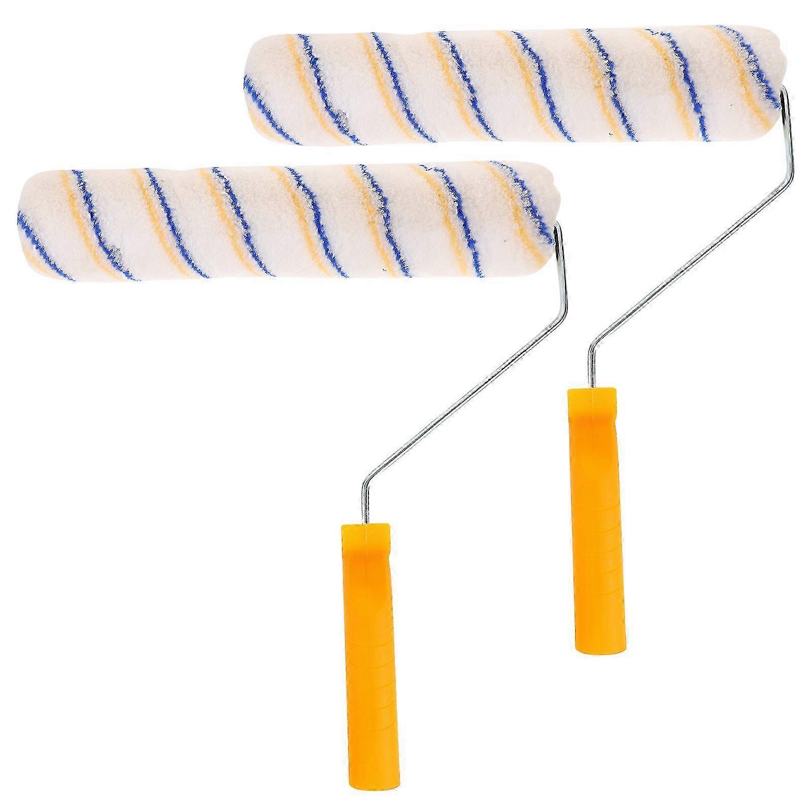 2pcs 300mm Paint Roller Brushes Professional Handheld Wall Paint Brushes Painting Tools