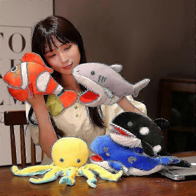 Ocean Shark Hand Puppet Toy Parent-child Interactive Performance