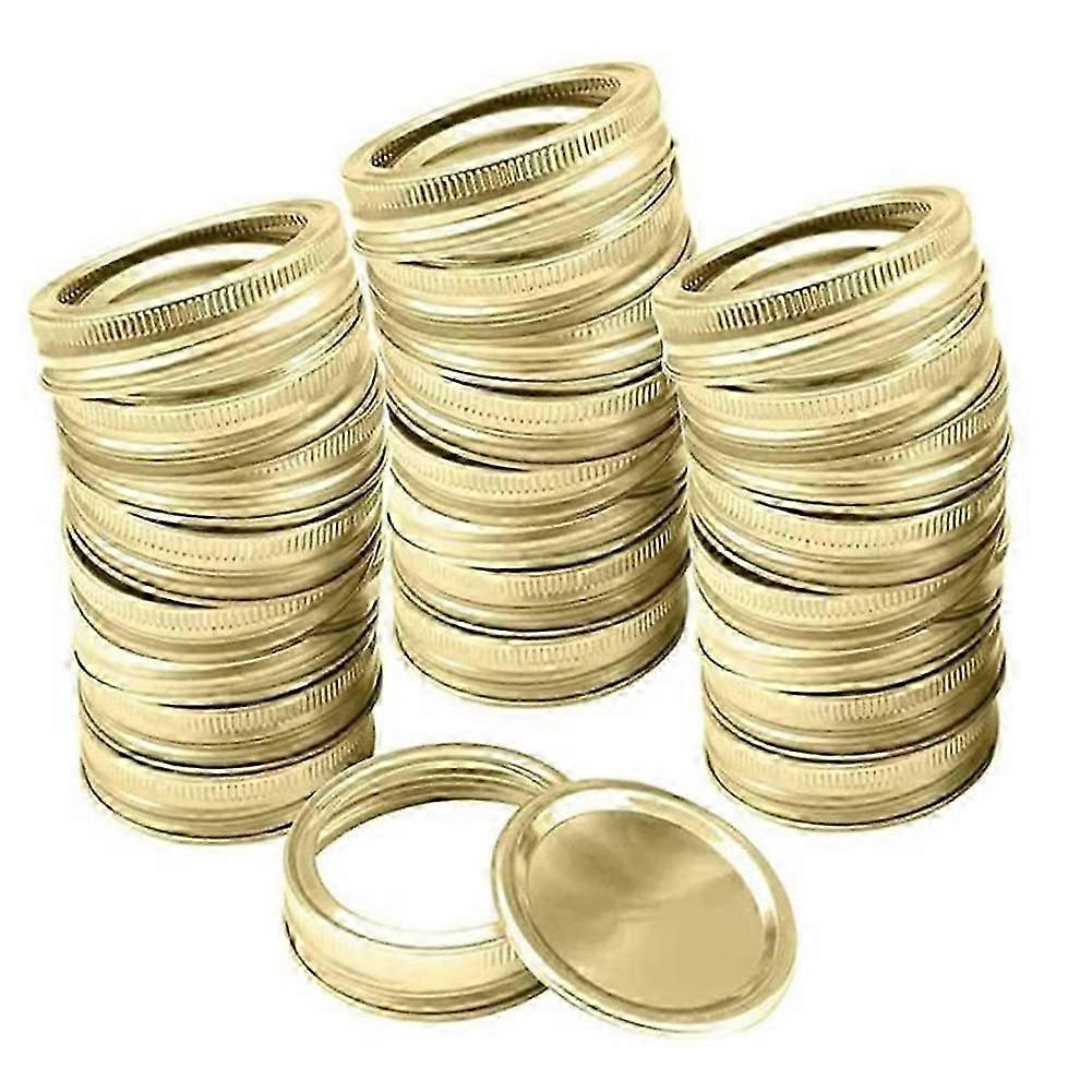 Wide Mouth Mason Jar Lids,20 Pcs Canning Lids Wide Mouth,split-type Lids And Bands For Mason Jar Ca