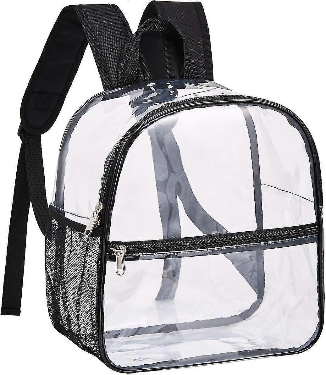 Clear Mini Backpack Stadium Approved, Water Proof Transparent Backpack For Work Sport Event