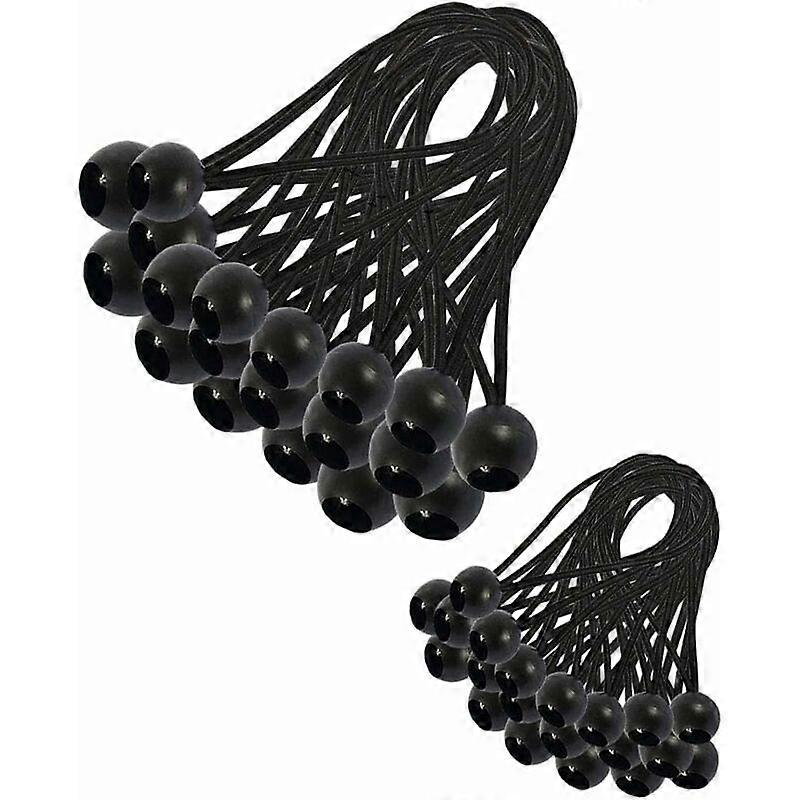 30 Pieces Bungee Cord, Tarpaulin Bungee Cord, Bungee Cord, Bungee Cord for Pavilion, Tarp, Camping, Tent, Curtains Extension Harness(200mm and 150mm),