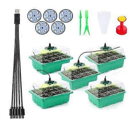 Seedling Tray With Led Grow Lights - New