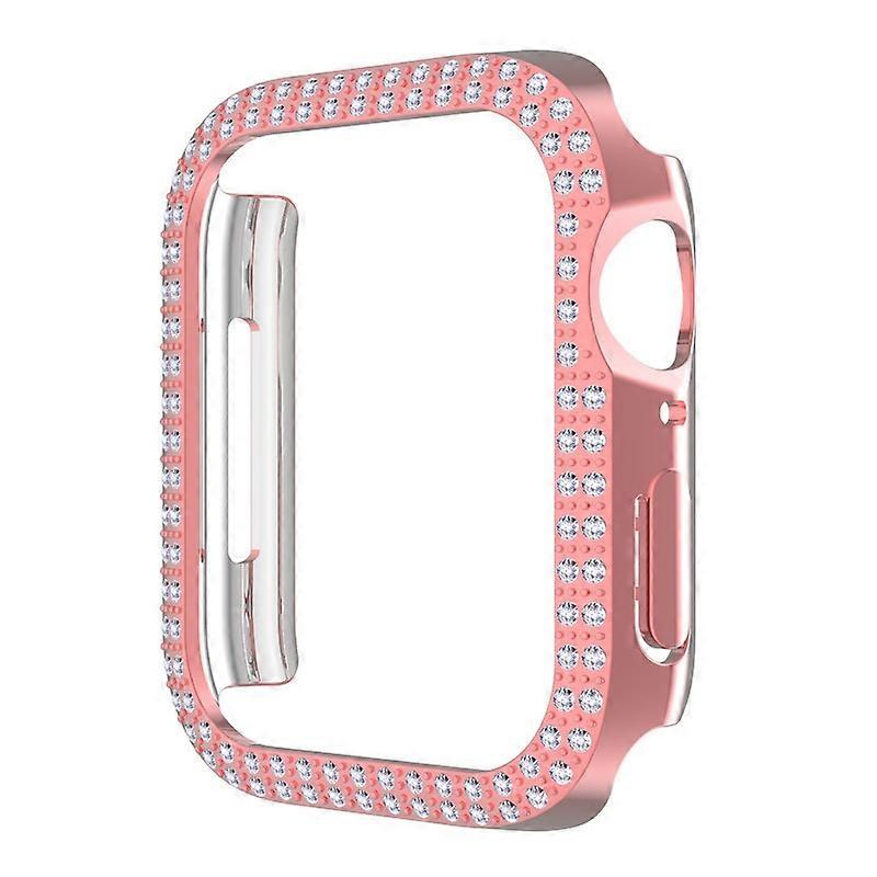 Double-Row Diamond PC Watch Case For Apple Watch Series 9 / 8 / 7 45mm
