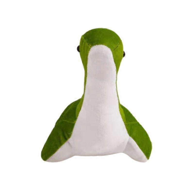 Ness Monster Tecknad Grön Dinosaur Plysch Docka