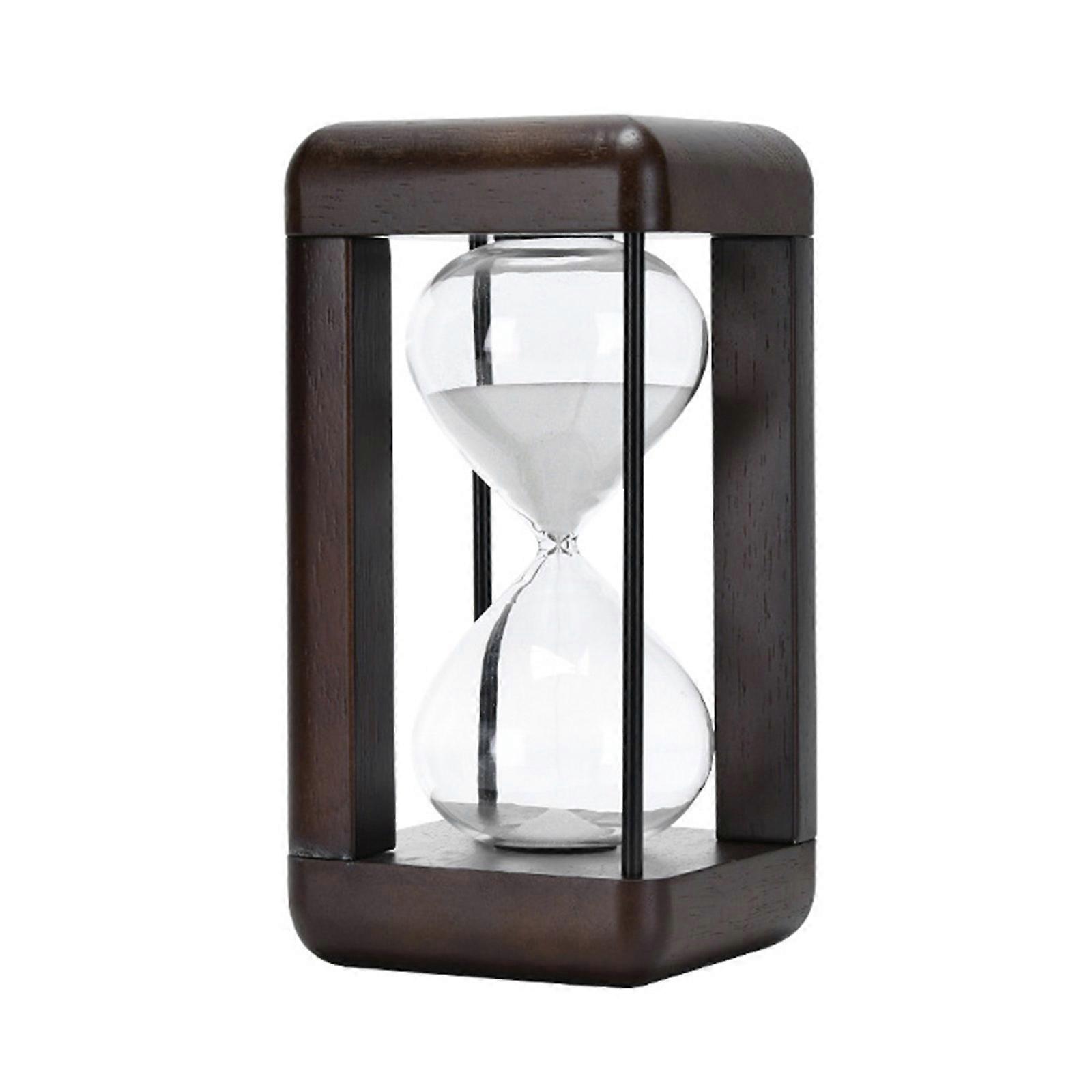 Decorative Hourglass Timer Classical Style Hourglass Timer with Black or White Sand for Kitchen and Study Use