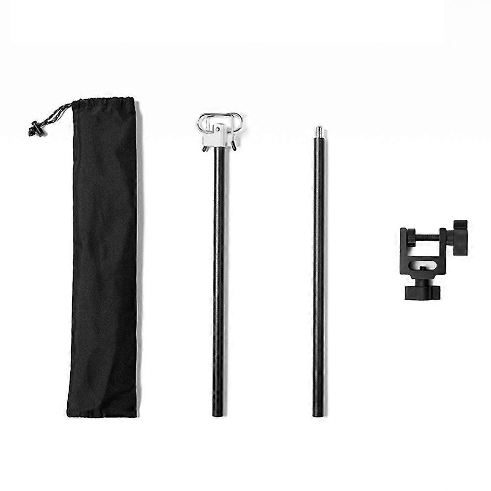 Outdoor Camping Hiking Lamp Post Pole Holder Aluminum Alloy Table Stand Telescopic Fishing Hanging Lamp Fixing Lamp Standing Lantern