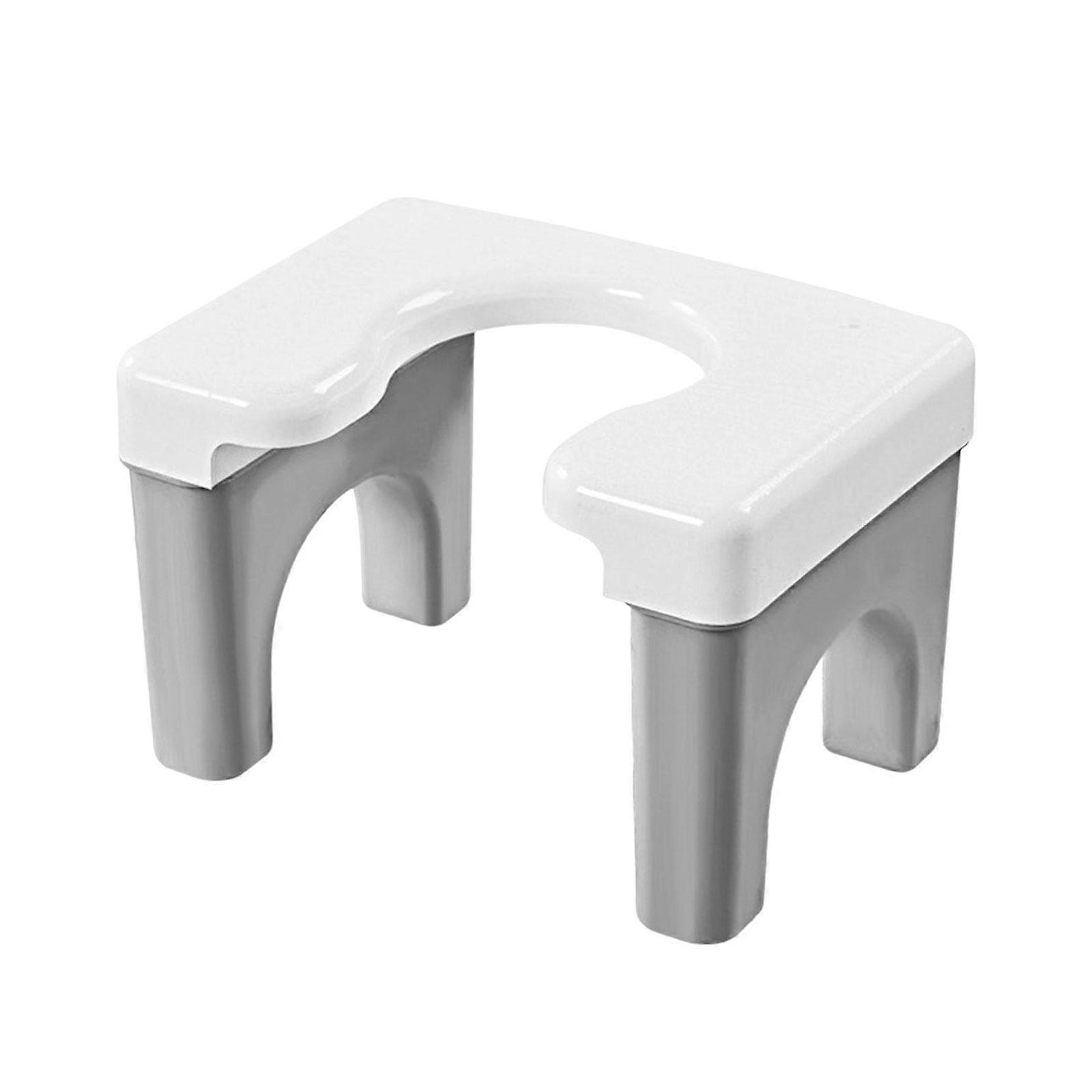 Squat Toilet Seat Stool Chairs, Widen Panel ,Stable, Easy to Clean ,Rounded