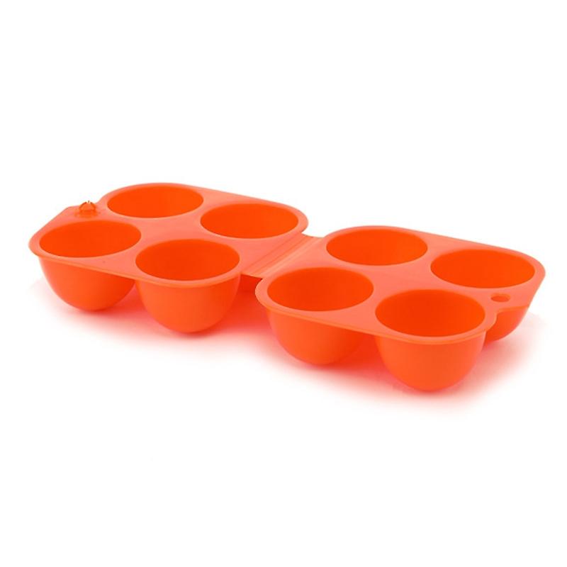 4 Grids Egg Storage Box Portable Egg Holder Container forutdoor Camping Picnic Eggs Case Kitchen