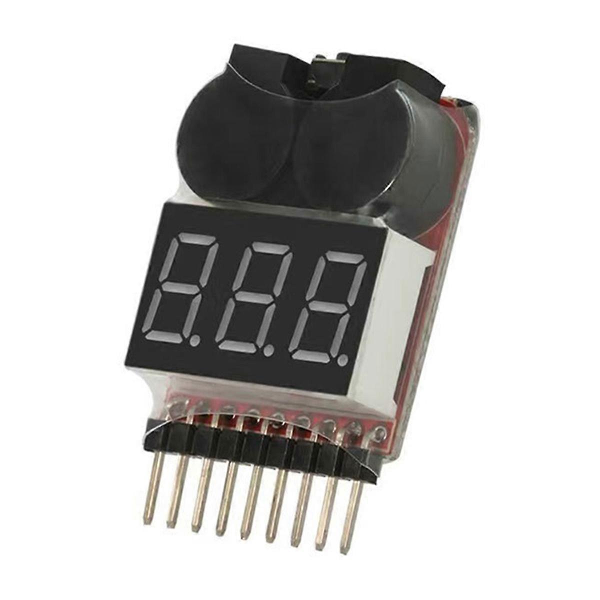 BBX1-8S 1-8S 2IN1 Lipo Battery Voltage Tester/Low Voltage Buzzer Alarm/Battery Voltage Checker Dual