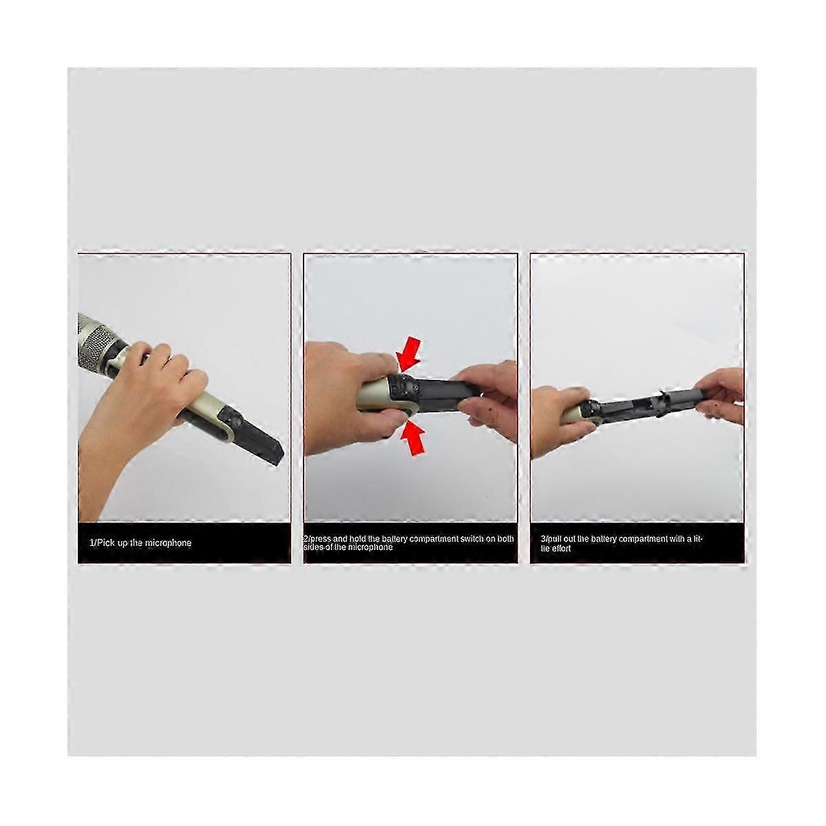 Wireless Microphone Dynamic UHF Home Studio Recording compatible with Computer Audio Professional DJ Speaker Co