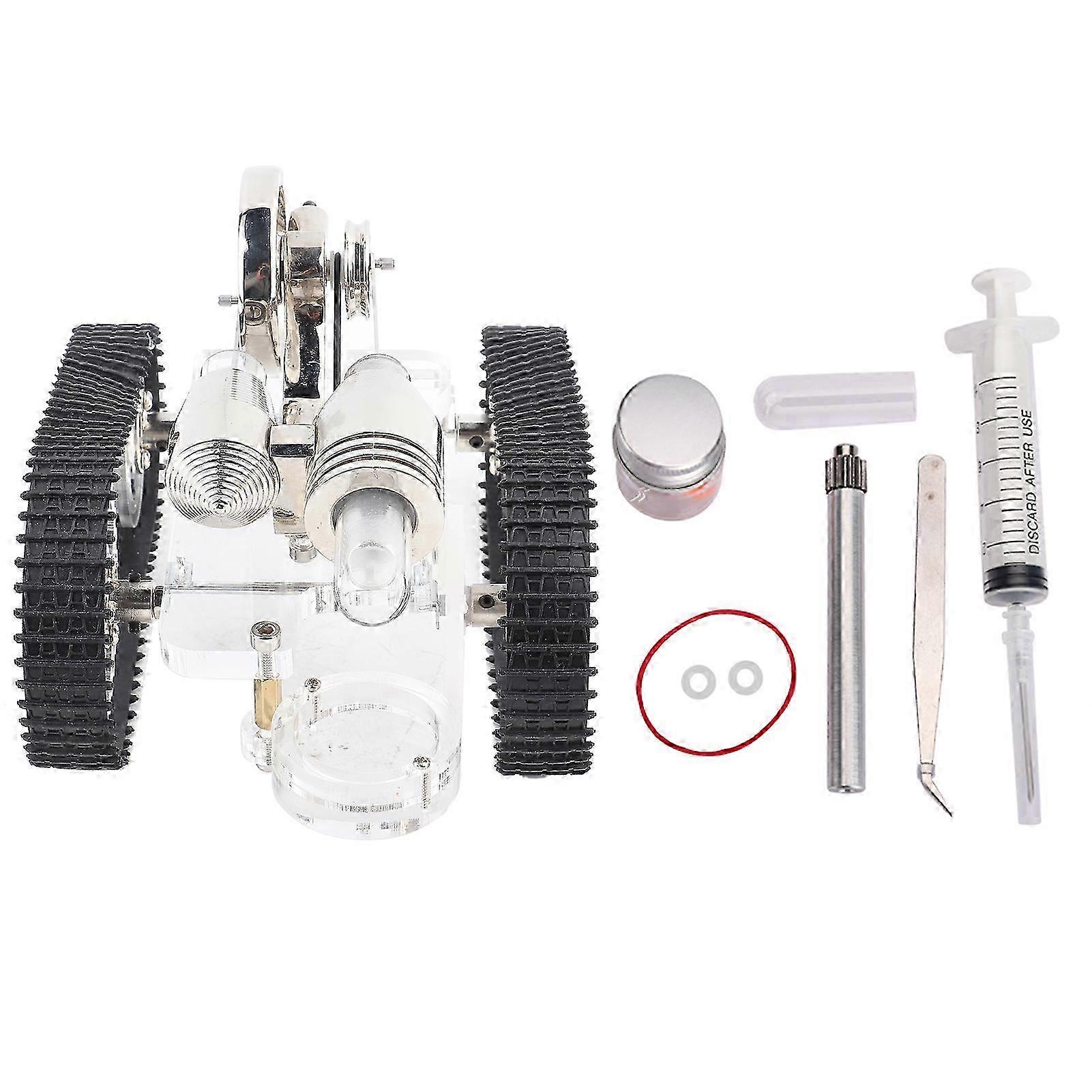 Stirling Tank Engine Model Steam Power Engine Physics Science Educational Kits