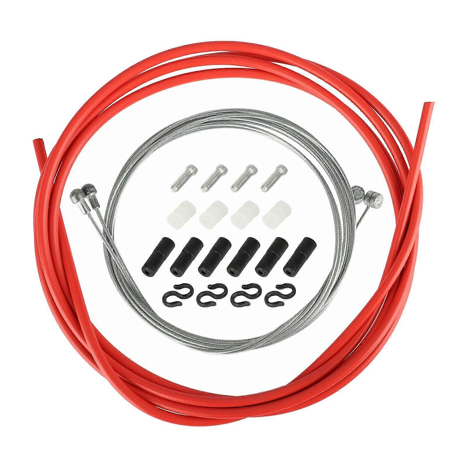 Brake Shifter Cable Housing Set Derailleur Ends Crimp