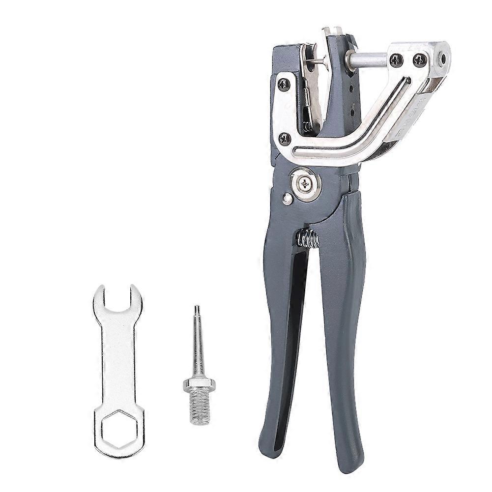 Alloy Cattle Pig Sheep Livestock Ear Tag Plier Applicator Puncher Identification Tool