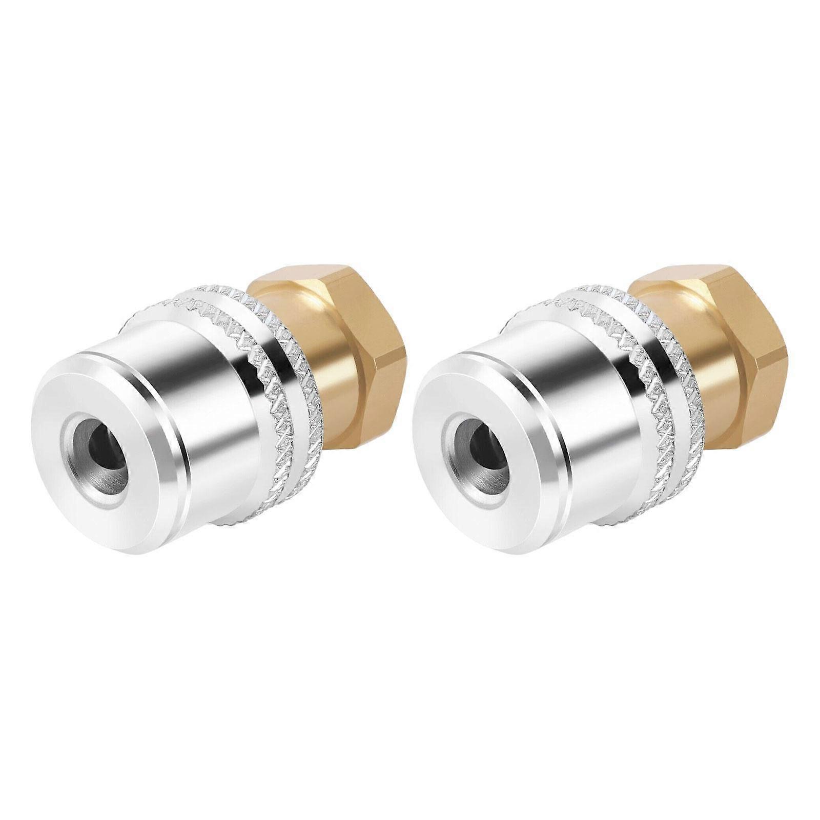 2Pcs Lock on Air Chucks Easy to Use with 1/4'' Fnpt for Air Compressor