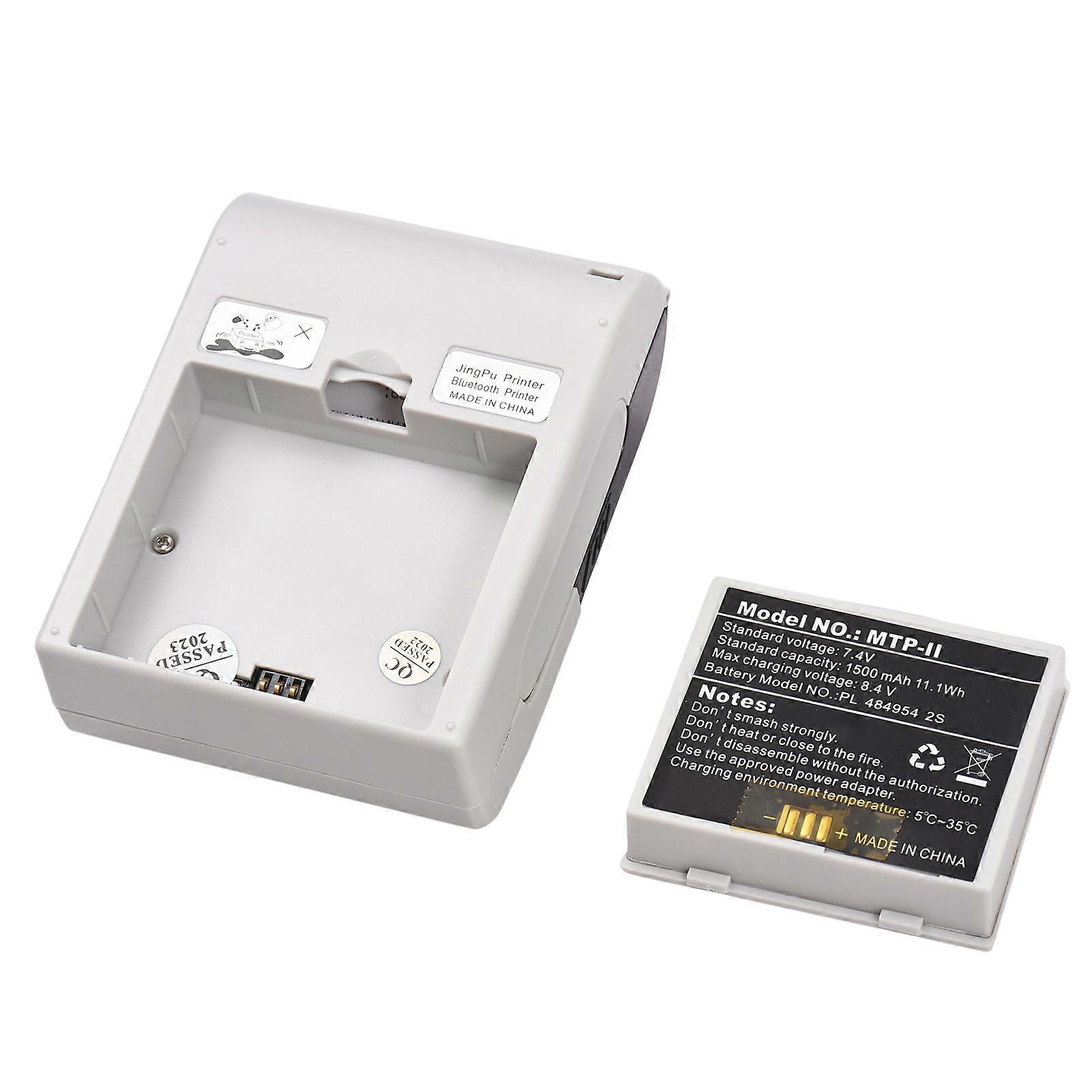 Bisofice Portable Mini Thermal Printer 2 inch Wireless USB Receipt Bill Ticket Printer with 57mm Print Paper Roll Compatible with iOS Android Windows