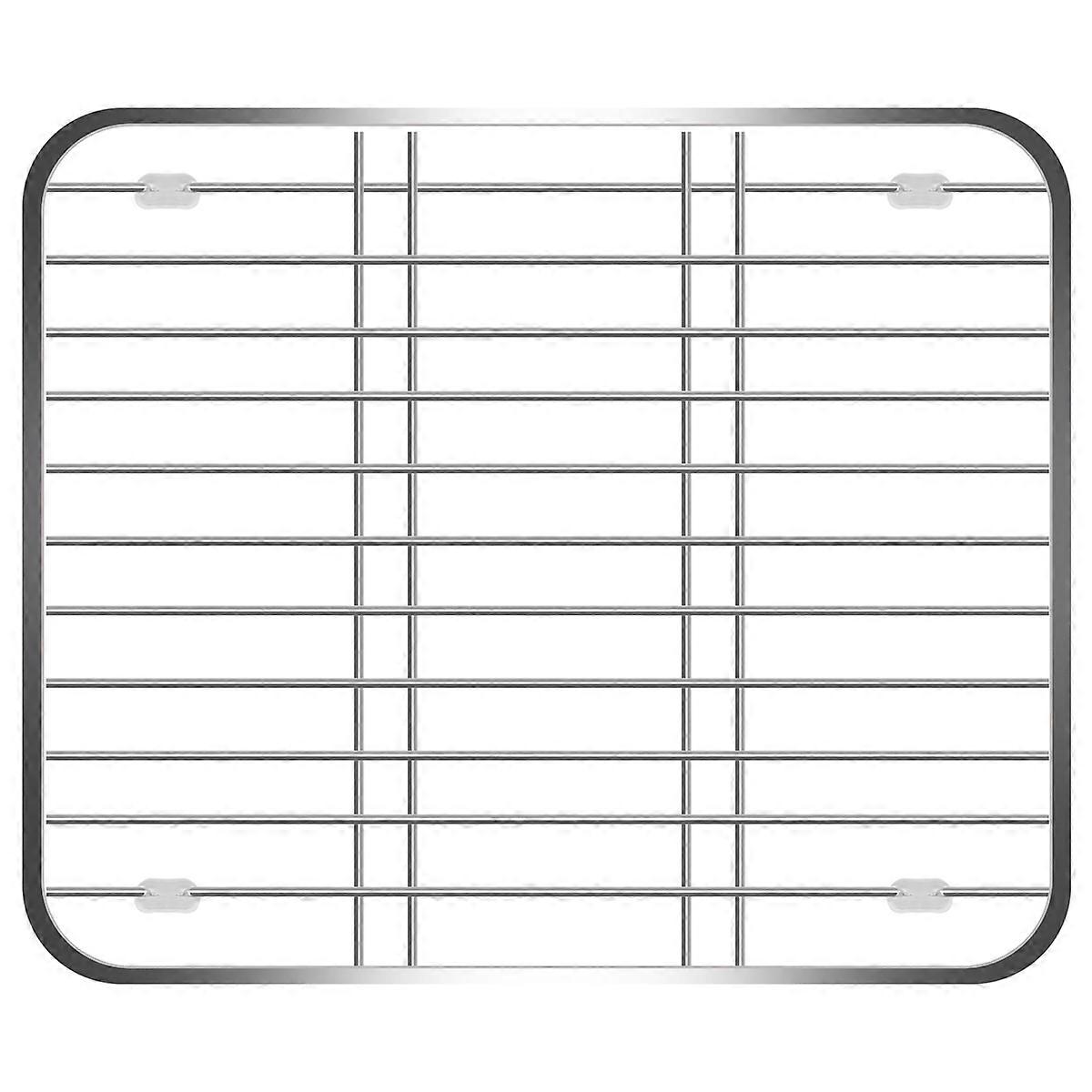 Stainless Steel Sink Drainer Rack Kitchen Fruit Vegetable Drying Rack