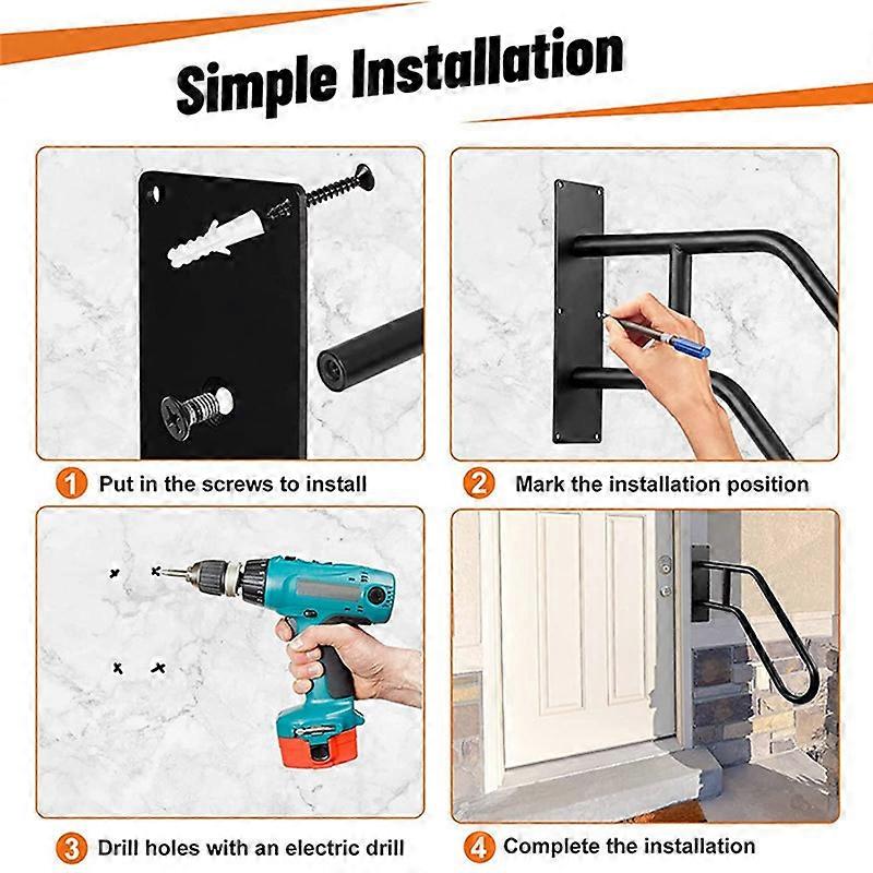 Secure Pipe Stair Handrails Staircase Handrails Iron