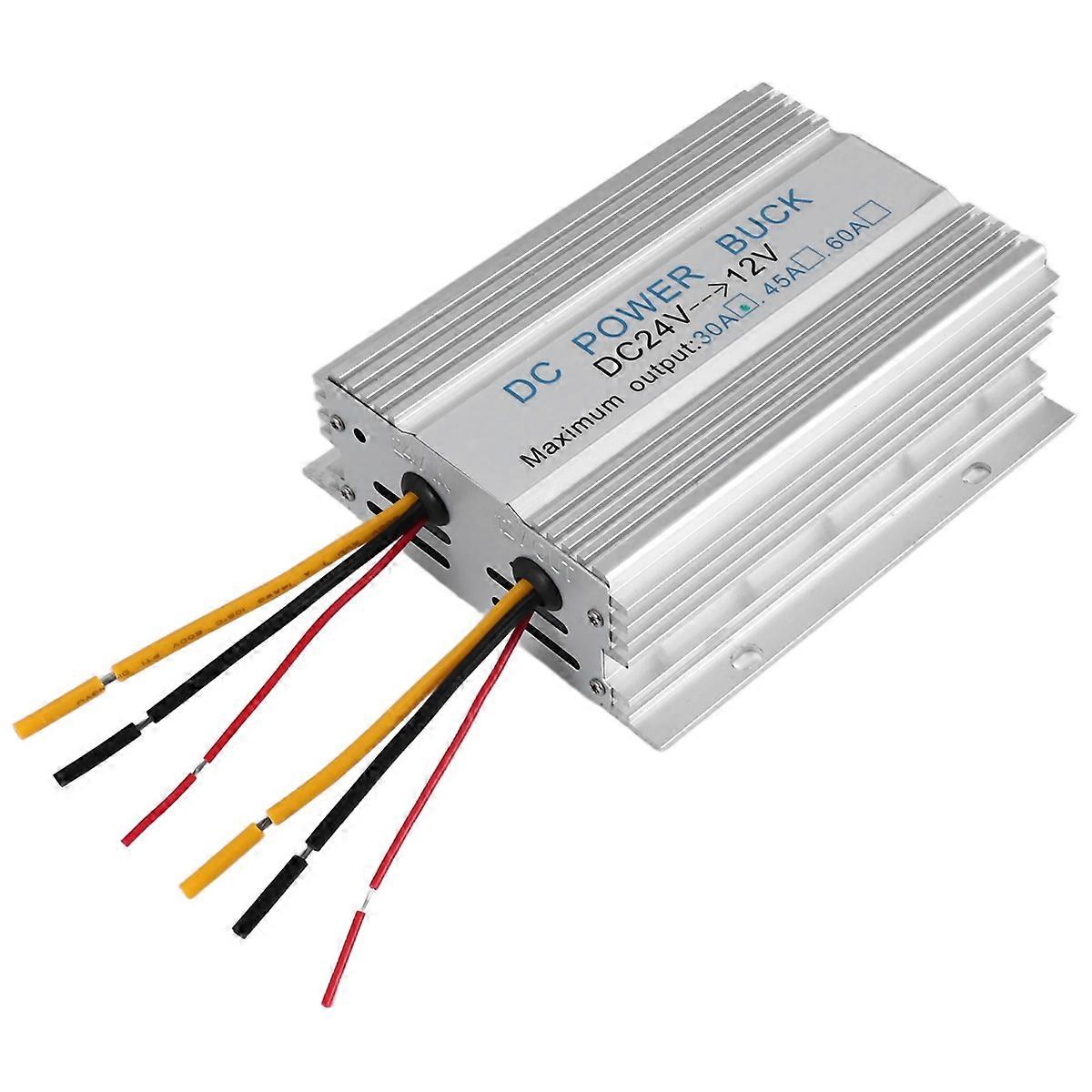 DC-DC Step Down Converter 24V to 12V 30A Volt Reducer for Car Stereo