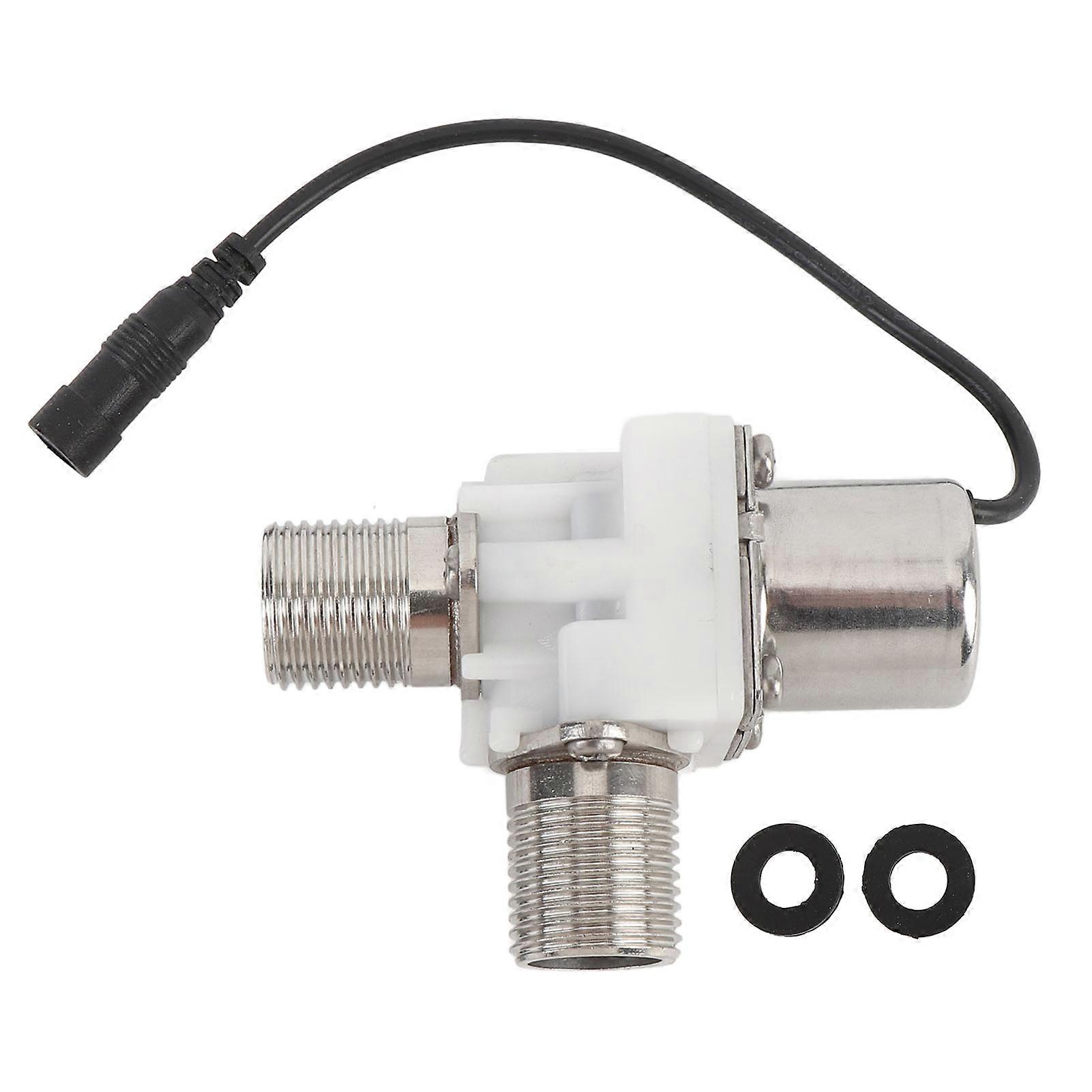 Électrovanne à impulsion d'eau en plastique G1/2 DC 6 V, électrovanne électrique pour eau à commande automatique