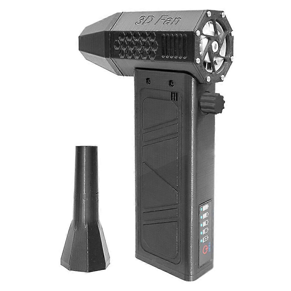 Blower Turbo Jet Fan 140,000RPM Power Display,Violent Blower Black