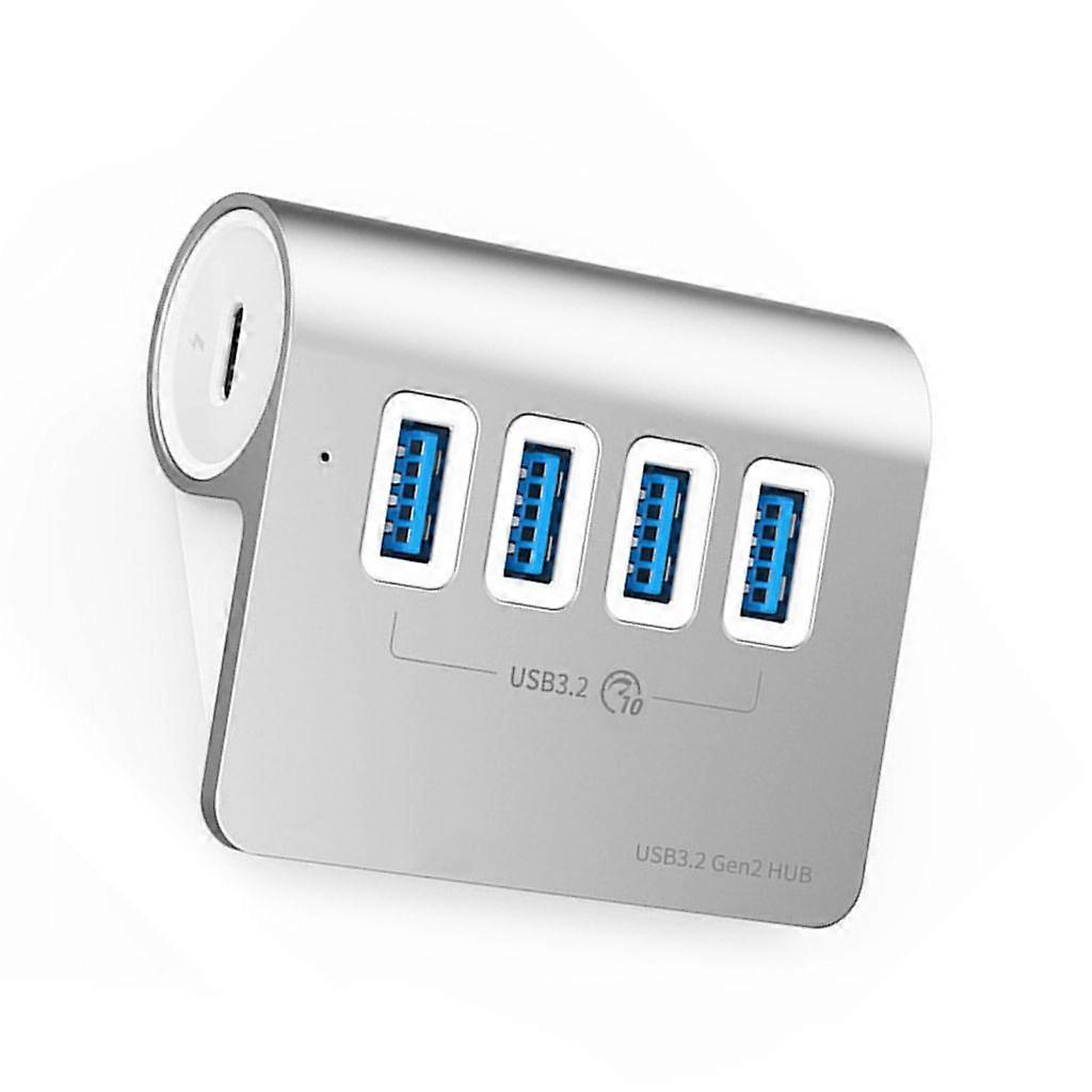 Versatility USB3.2 Hub for Quick Data Syncing and Charging, Aluminum Case