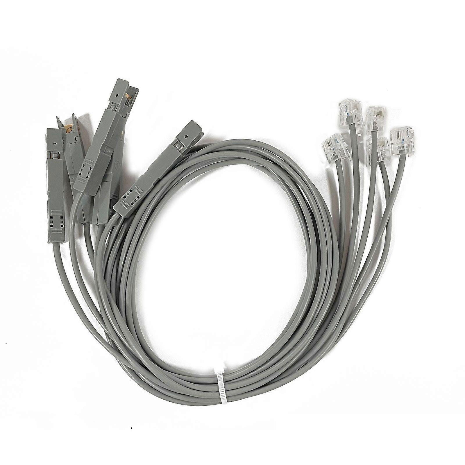 2-core 110 Test for Head to Alligator Clip RJ11 RJ45 Voice Test Lead Check Test