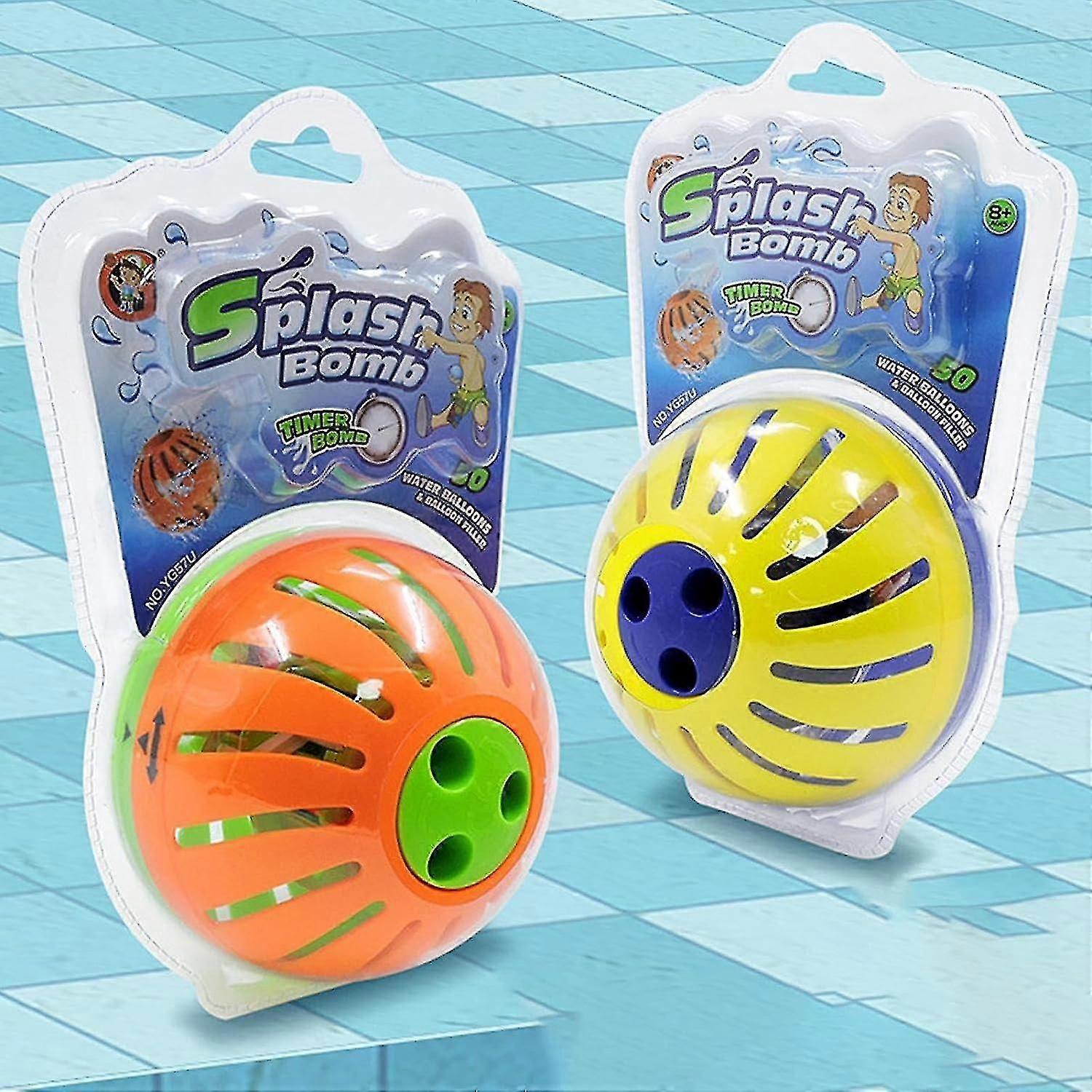 Timed Water Bombs,splash Timer Ball,reusable Water Balloons,water Toys With Timer Function, Fun Pool Toys And Water Game Toys, Party Water Fight And O
