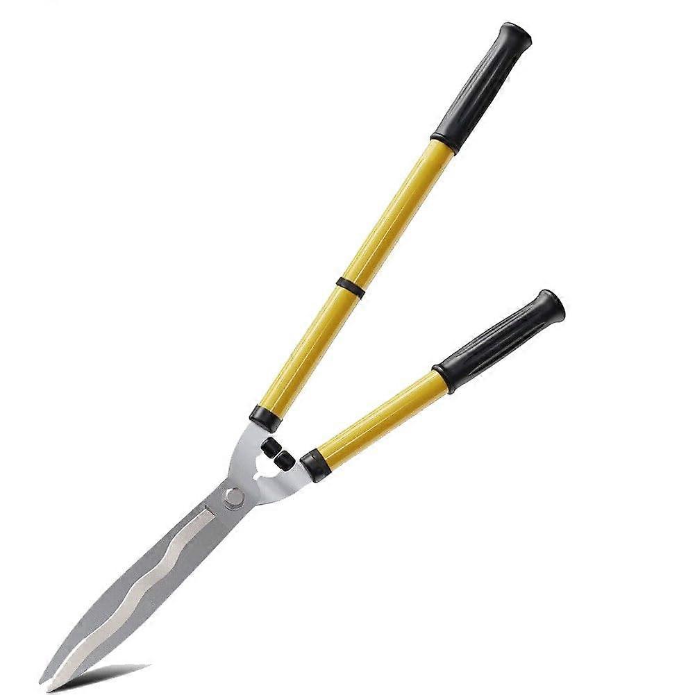 Telescopic fence scissors, 25 to 33 -inch garden scissors, carbon steel wave sharp blades