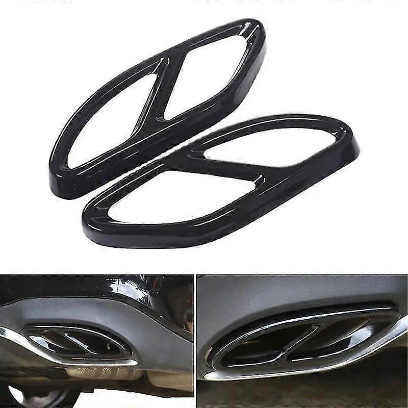メルセデスベンツ ABCE GLC GLE GLS クラス W212 W213 X253 C207 W205 クーペ W176 W166 X166 車用リアマフラーエキゾーストカバー~15349