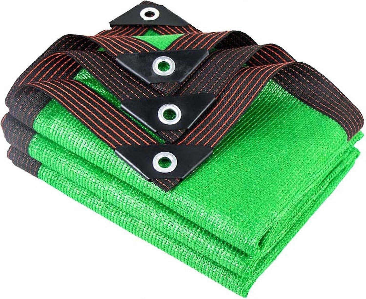 Shade Sail Balcony Car Insulation Mesh 6-pin Shade Netting Anti-UV Folding Shade Cloth Garden Encryption Windproof Anti-aging