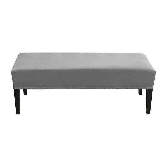 Soft Velvet Bench Cover For Dining Room Bedroom Spandex Elastic New Decor Chair Covers Removable Washable Stretch Seat Protector