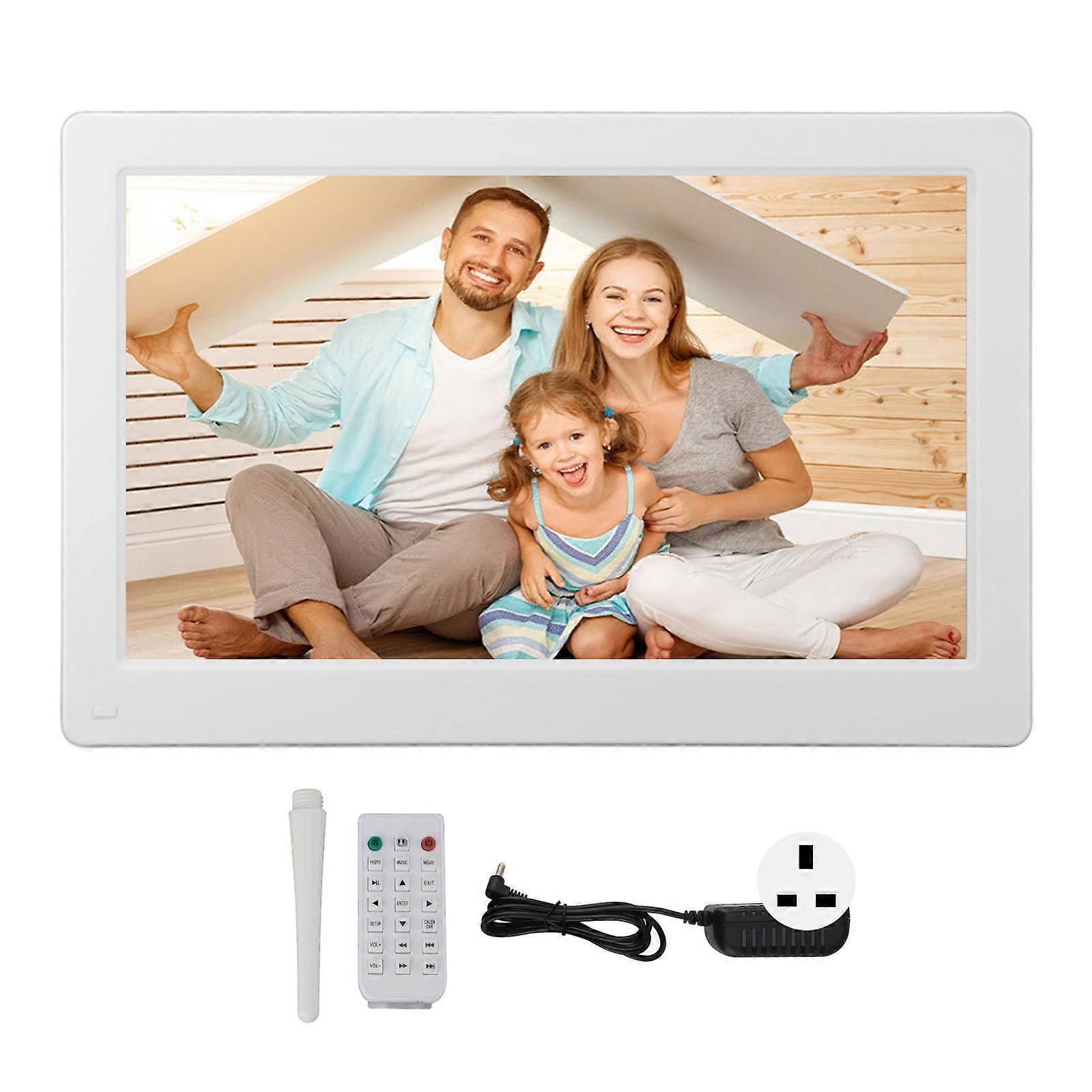 13.3in Digital 1920X1080P Display Calendar Alarm Function Electronic Photo Frame with Remote Control