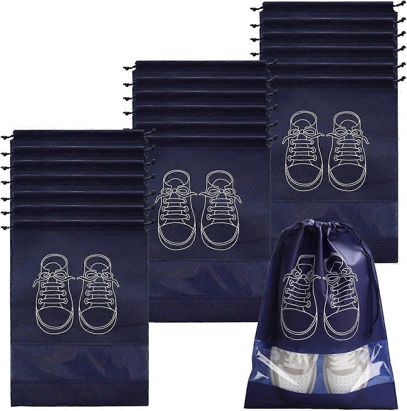 Travel shoe bag 20 pcs - Navy blue