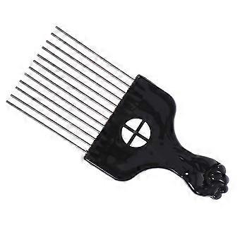 1PC Brede Tandkam Plastic Handvat Haar Ontwarren Kam Kappershark Kam Gladde Styling Haarborstel (K3)