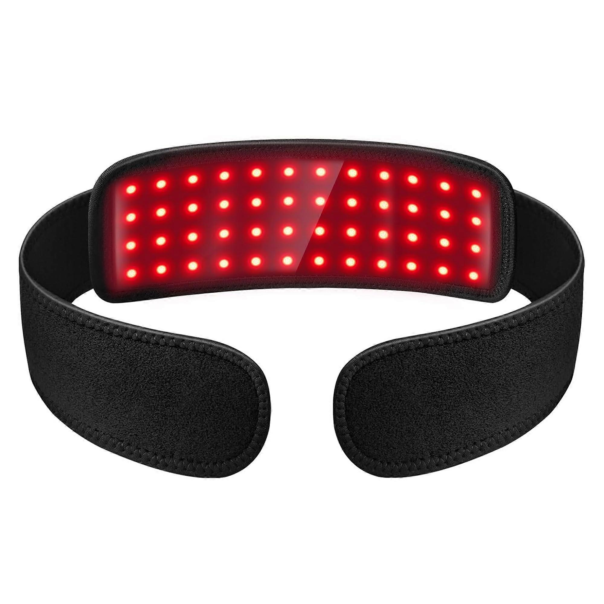 Red Light Therapy Belt for Neck and Face, Portable Infrared Device for Chin Firming, Unisex Wearable Wrap, Adjustable Size