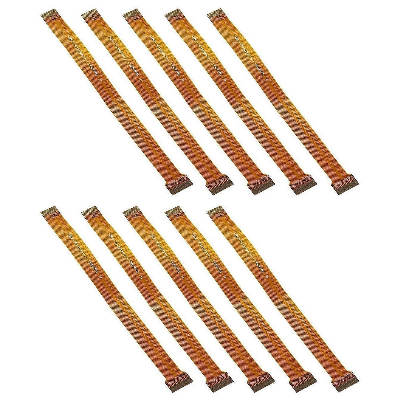 Flex Cable for Raspberry Pi 5 Zero/Zero W Camera - 15cm Length, 10 Pack, Compatible with Raspberry Pi Models
