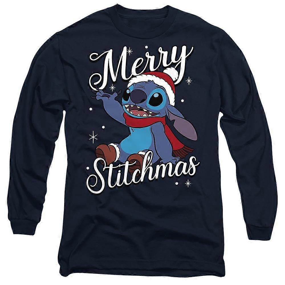 Lilo & Stitch Unisex dospělé tričko Merry Stitchmas
