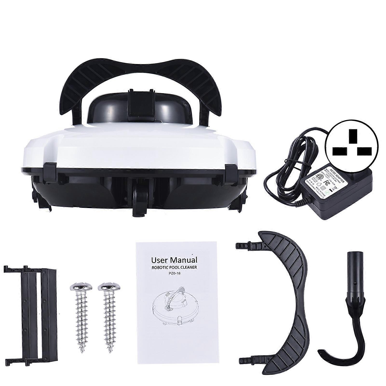 منظف حمام السباحة التلقائي اللاسلكي الذكي القابلة لإعادة الشحن حمام السباحة روبوت IPX8 مقاوم للماء كهربائي قوي لحمام السباحة