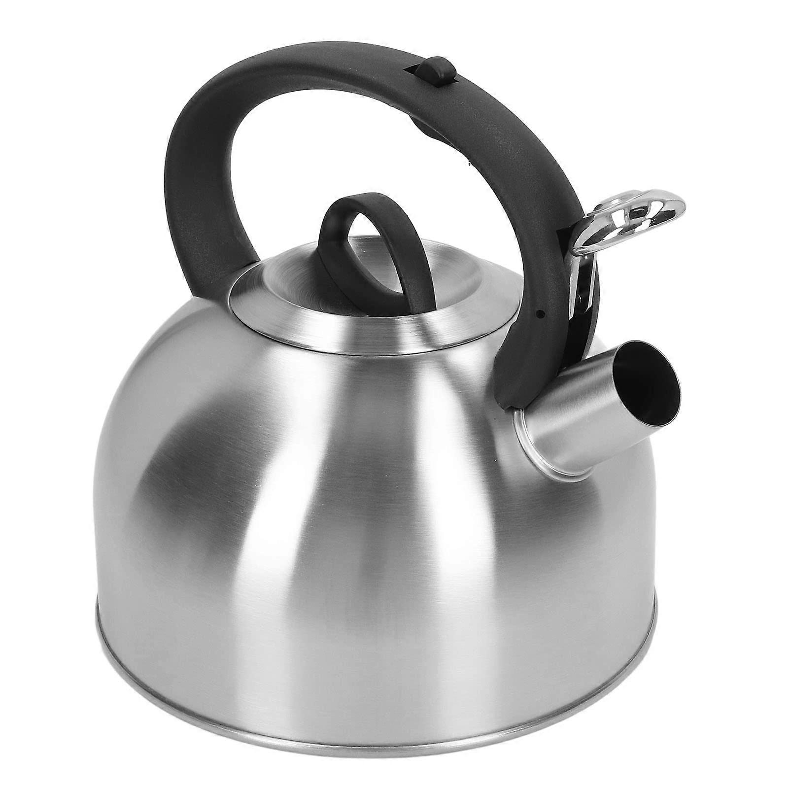 3L Stainless Steel Whistling Tea Kettle with Insulated Handle, Fast Heating, One Touch Button Design for Home Use