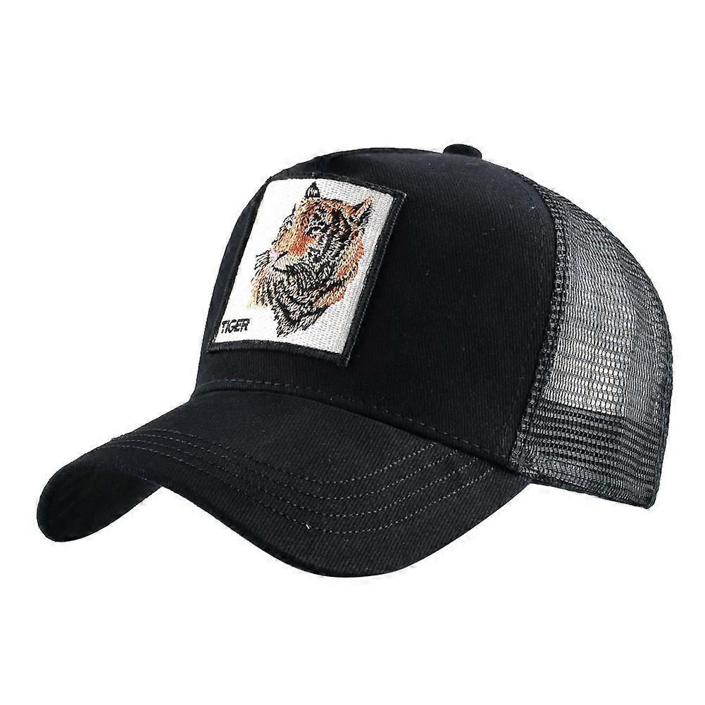 Dierlijke vogel mesh trucker hoed snapback vierkante patchbaseball caps
