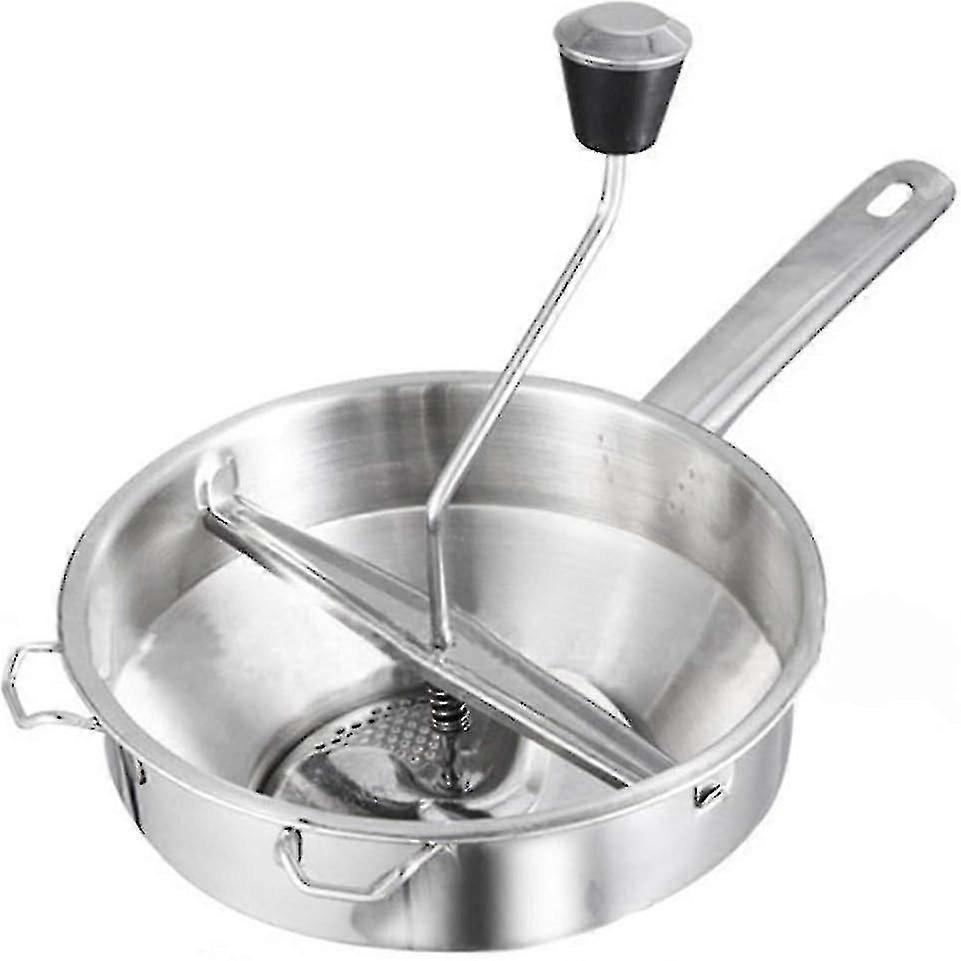 Potato Ricer, Potato Squeezer, Large Potato Ricer With Non- Slip Silicone Long Handle, Heavy Duty Stainless Steel Potato Masher And Ricer Kitchen Tool