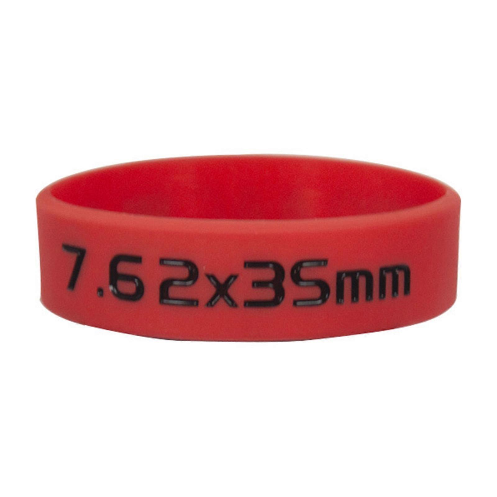 Easy to Install Magazine Marker Band Magazine Identifier with Antislip Designs for Smooth Handling in Tactic Situations  Red black letters