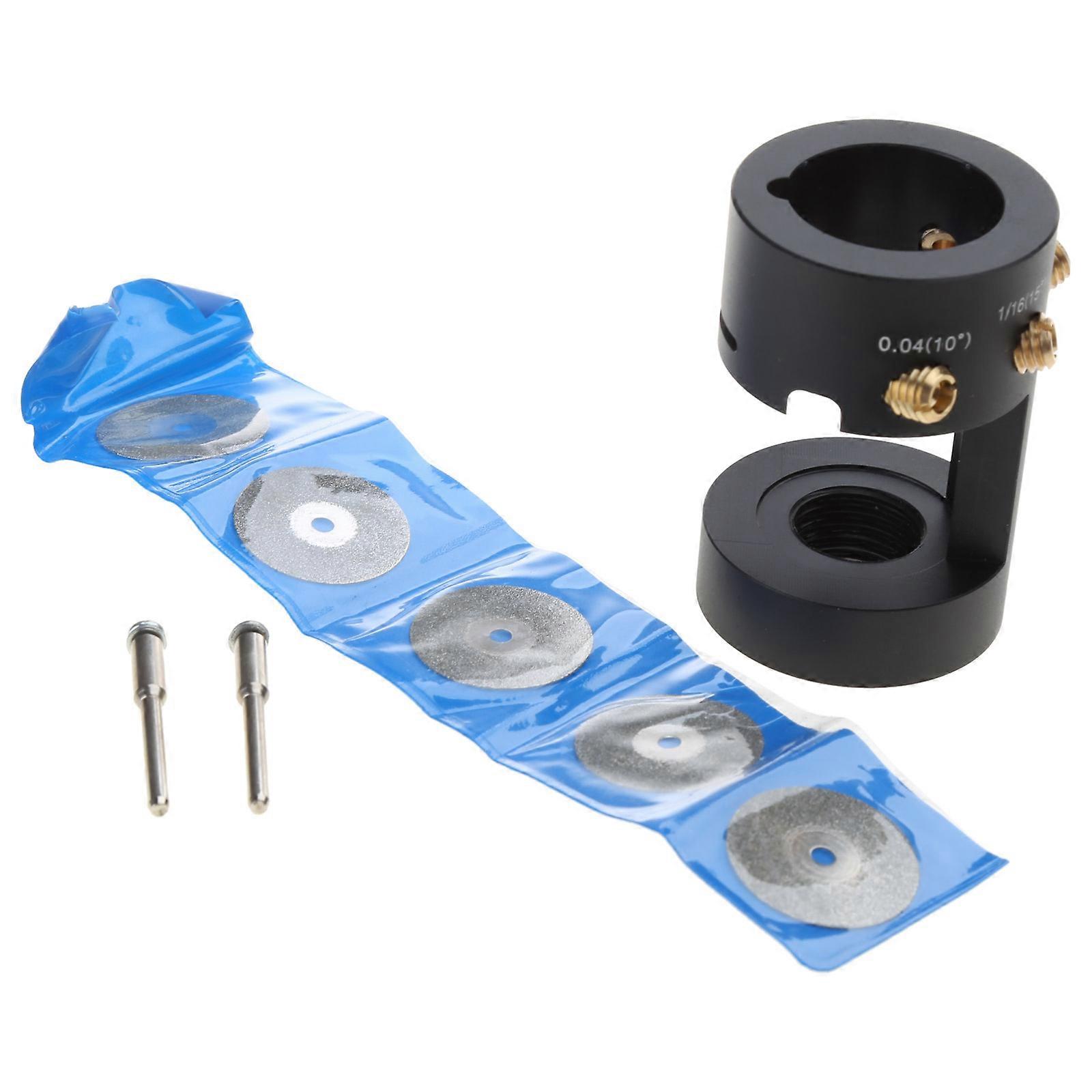 Tungsten Electrode Sharpener Grinder Head TIG Welding Tool Cut-Off Slot Multi-Angle Offsets Horizontal Hole Sharpener