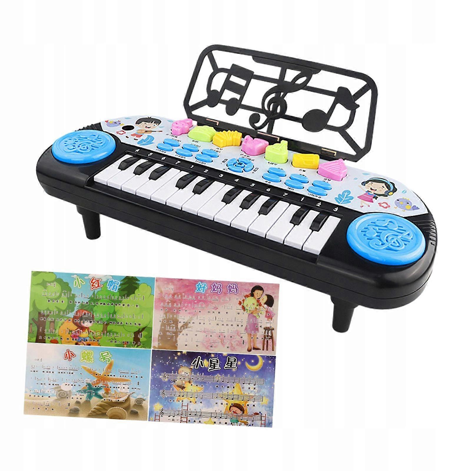 Electronic Keyboard Digital Piano Music Instrument Electric Keyboard Blue