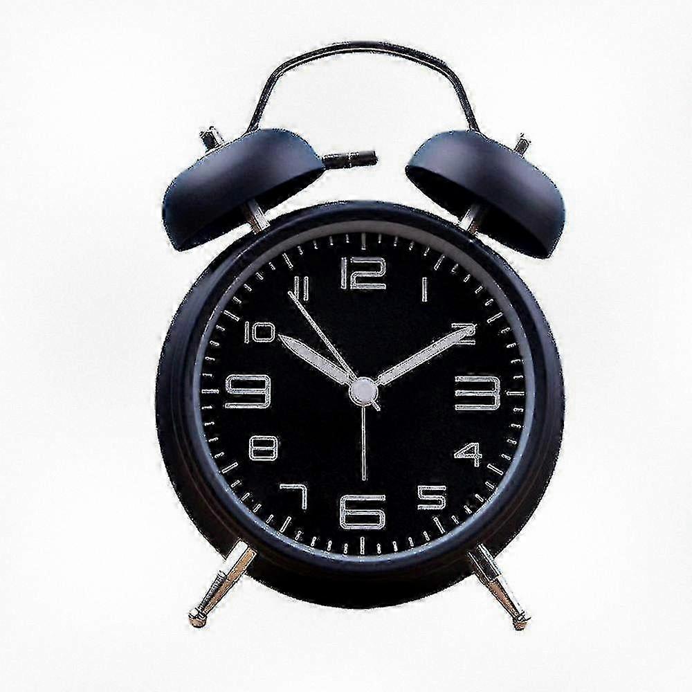 Classic Vintage Dual Bell Alarm Clock with Backlight, Perfect for Desk or Table Use