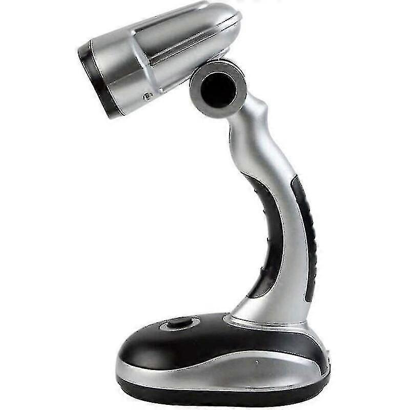 12 LED Portable Desk Lamp - Battery Powered, Compact, Ideal for Home Office, Reading, Camping & Travel