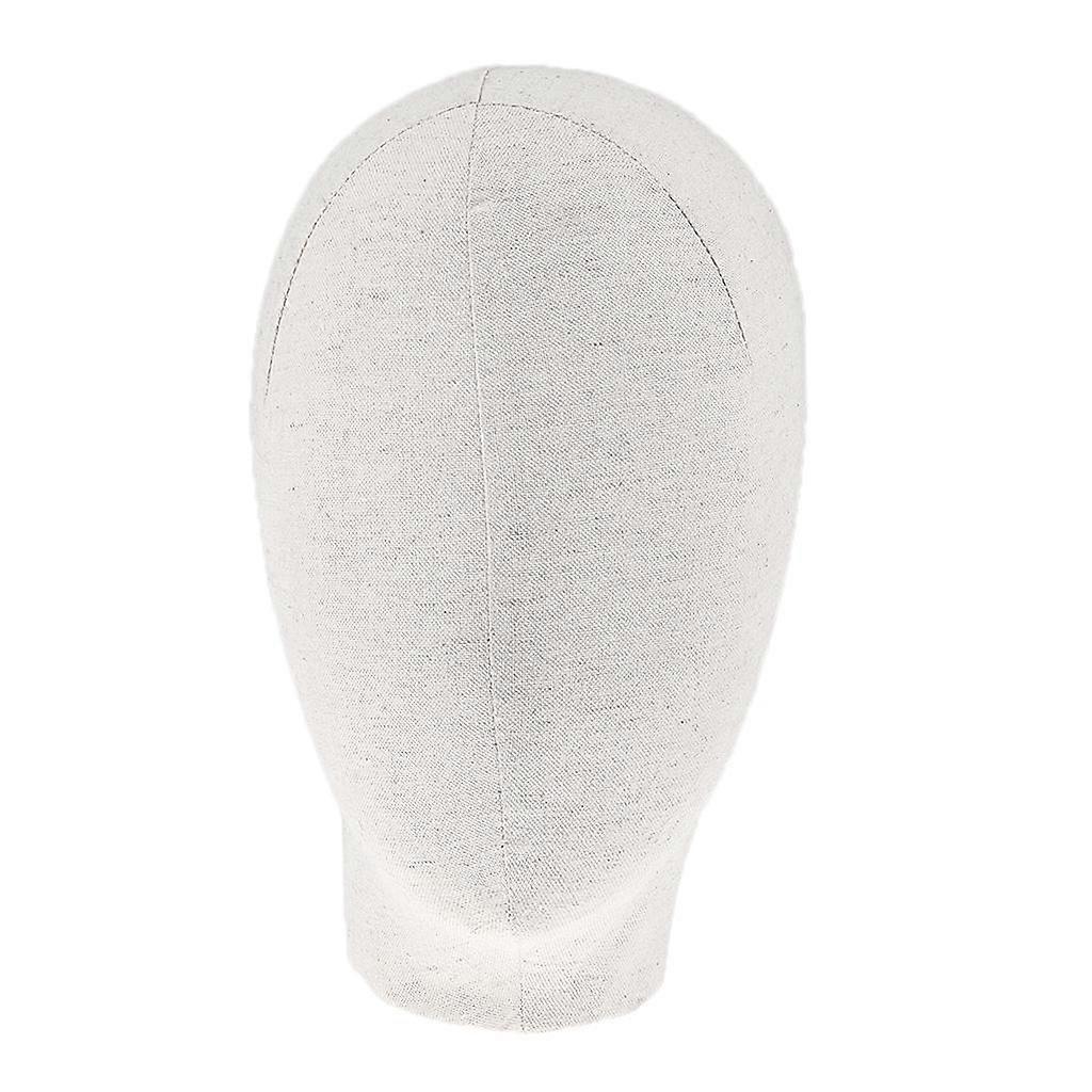 Model Head Decoration Head Head Head Made of Canvas s Hats for Display - Beige