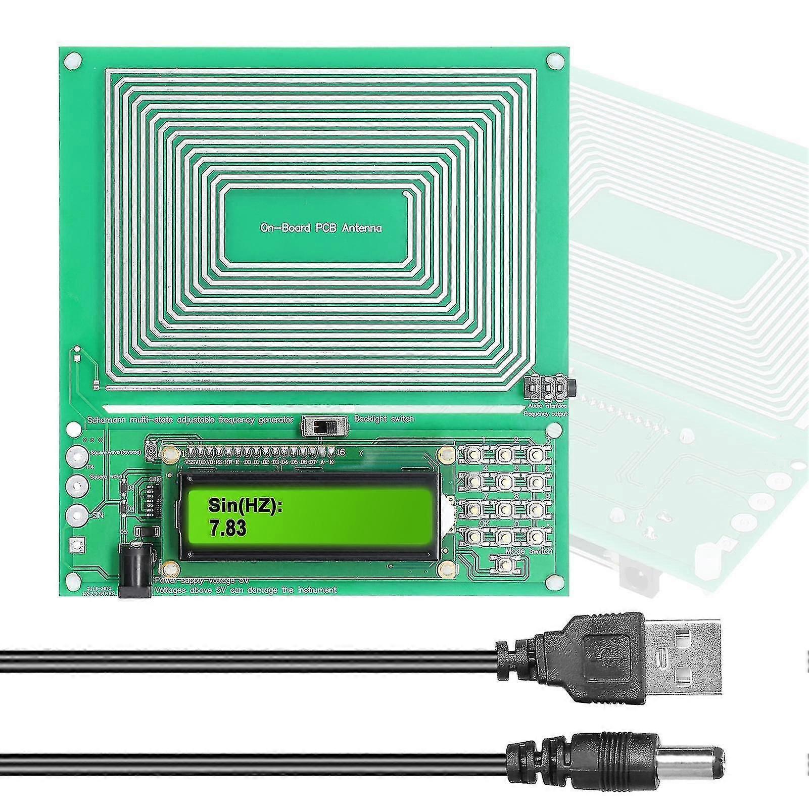 Adjustable 0.001Hz-200KHz 7.83HZ Schumann Resonance UltraLow Frequency PulseWave Generator o-dwdz